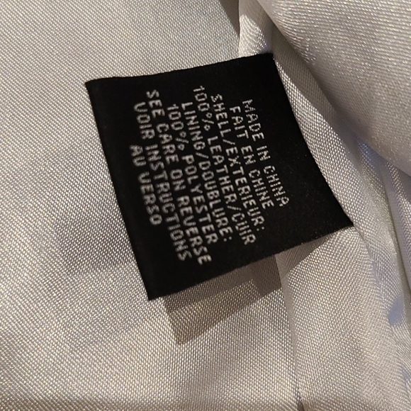 White Leather Jacket - Picture 3 of 3